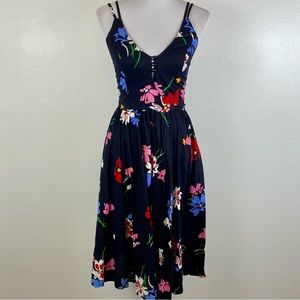 Vintage Lanz Floral Wrap Dress